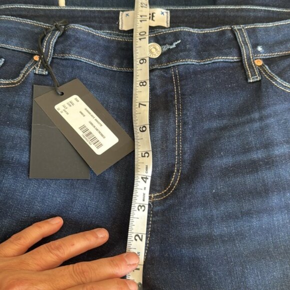 PAIGE denim Brigitte Boyfriend Gibson distressed ankle cuffed jeans nwt - Picture 7 of 9